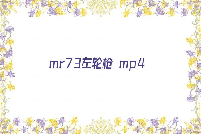 mr73左轮枪 mp4剧照